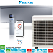Daikin Emura 3 FTXJ35AS R32 WiFi Inverter Single-Split Wandklimageräte-Set – Zilver – 4 kW