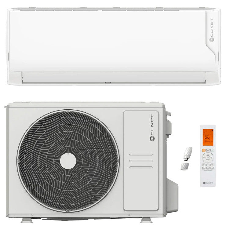 Clivet Cristallo 2 18000 BTU Split Klimaanlage R32 Inverter – A+++ WiFi mit Alexa & Google für 40–50 m² [IMA1-Y 53M + MMA1-Y 53M]