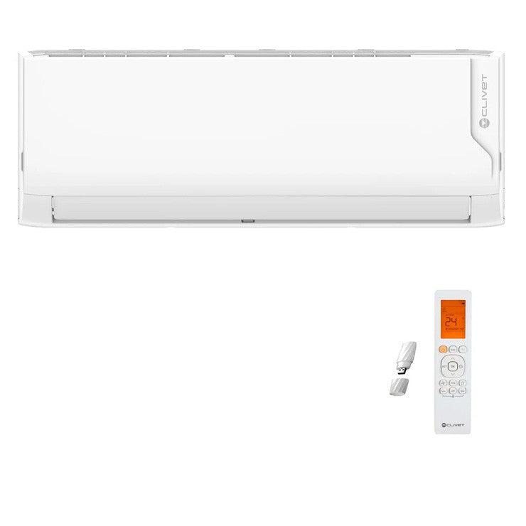 Clivet EZCool Multi Split Klimaanlage 12000+12000 BTU R32 Inverter – A++ für 2 große Räume (70 m²) [MU2-Y 53M + 2x ILA1-Y 35M]