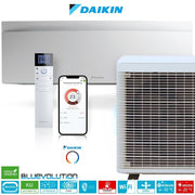 Daikin Emura 3 FTXJ50AW WiFi Inverter Single-Split Wandklimageräte-Set – 5,3 kW (Mattweiß)