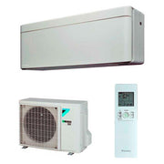 Daikin Stylish 12000 BTU Split Klimaanlage R32 Inverter – A+++ WiFi Design Klimagerät Weiß für 25–35 m² [FTXA35CW + RXA35A9]