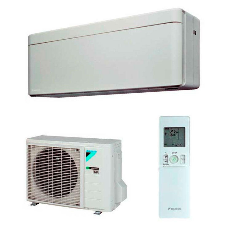 Daikin Stylish 15000 BTU Split Klimaanlage R32 Inverter – A++ WiFi Design Klimagerät Weiß für 35–40 m² [FTXA42CW + RXA42B9]