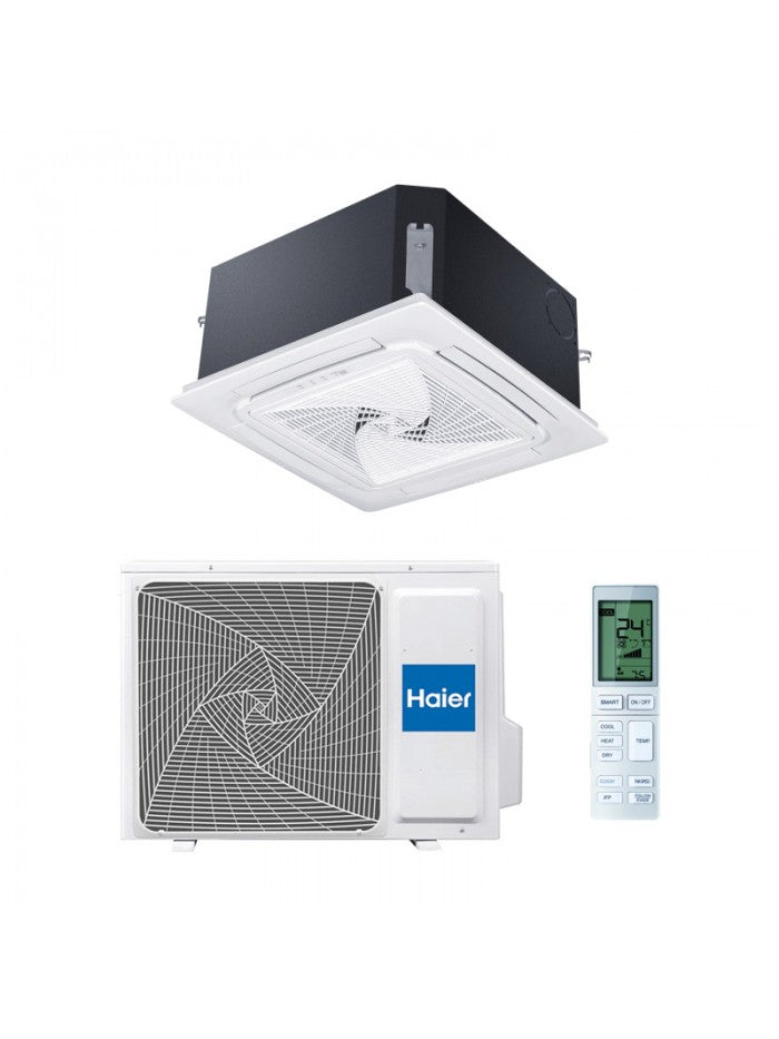 Haier Health Connect Deckenkassette 18000 BTU R32 Inverter – UV Luftreinigung & WiFi für 40–50 m² HEALTH POWER [1U50S2SJ2FA-2 + AB50S2SC2FA(H)]