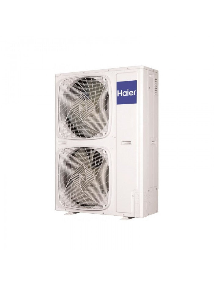 Haier Round Flow Deckenkassette 46000 BTU R32 Inverter – 3-Phasen, 360° Airflow, UV Reinigung & WiFi voor 110–120 m² ULTRA PRO SYSTEM [1U140S2SN2FB + AB140S2SR1FA(H)]