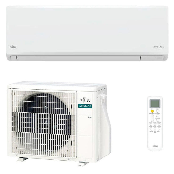 Fujitsu Split Klimaanlage Serie KN 12000 BTU R32 – WiFi, A++ Inverter voor 25–35 m² ULTRA SILENT COMFORT SYSTEM [ASEH12KNCA + AOEH12KNCA]