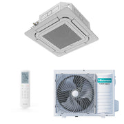 Hisense Super Inverter Deckenkassette 24000 BTU R32 – A++ Energiezuinig, SEER 7.0 Inverter Kassette voor 60–70 m² HIGH EFFICIENCY POWER SYSTEM [AUW71U4RJ7 + ACT71UR4RJC8]