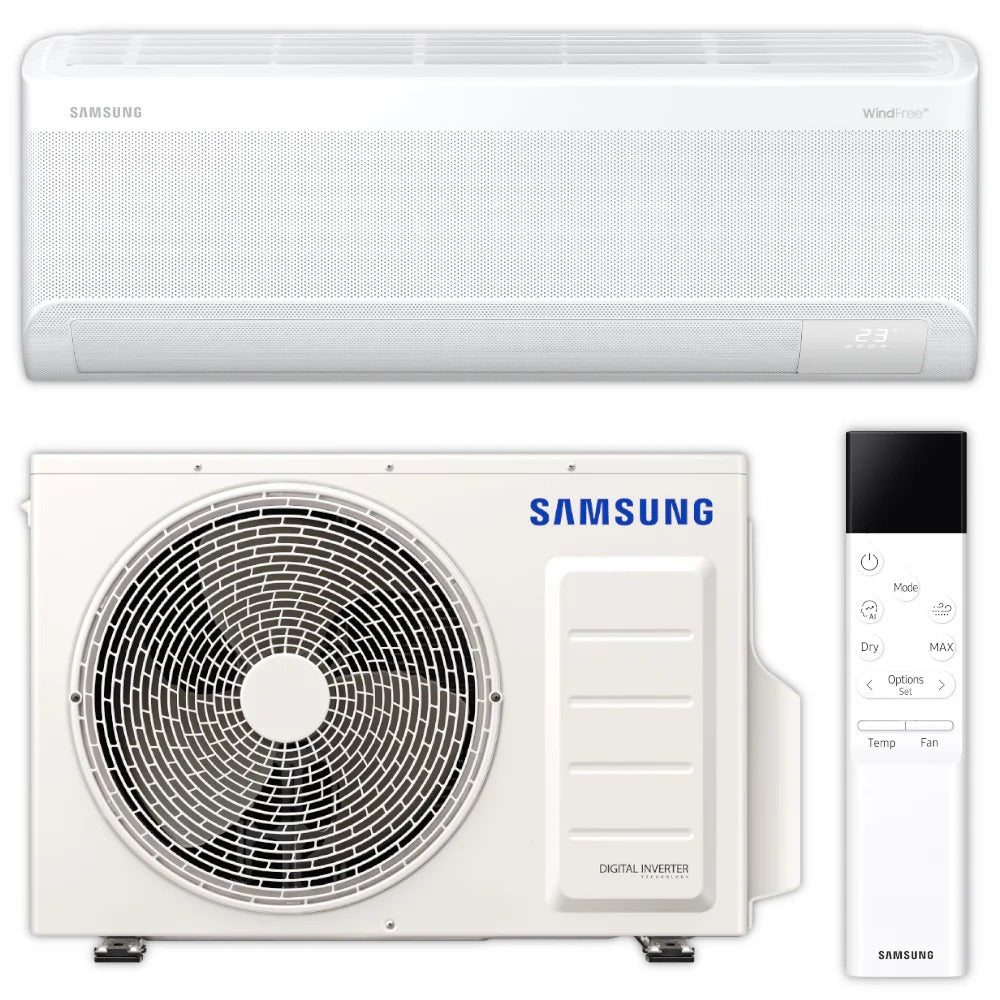 Samsung Split Klimaanlage Komplett-Set | WindFree Avant | 2,0 kW | Weiß