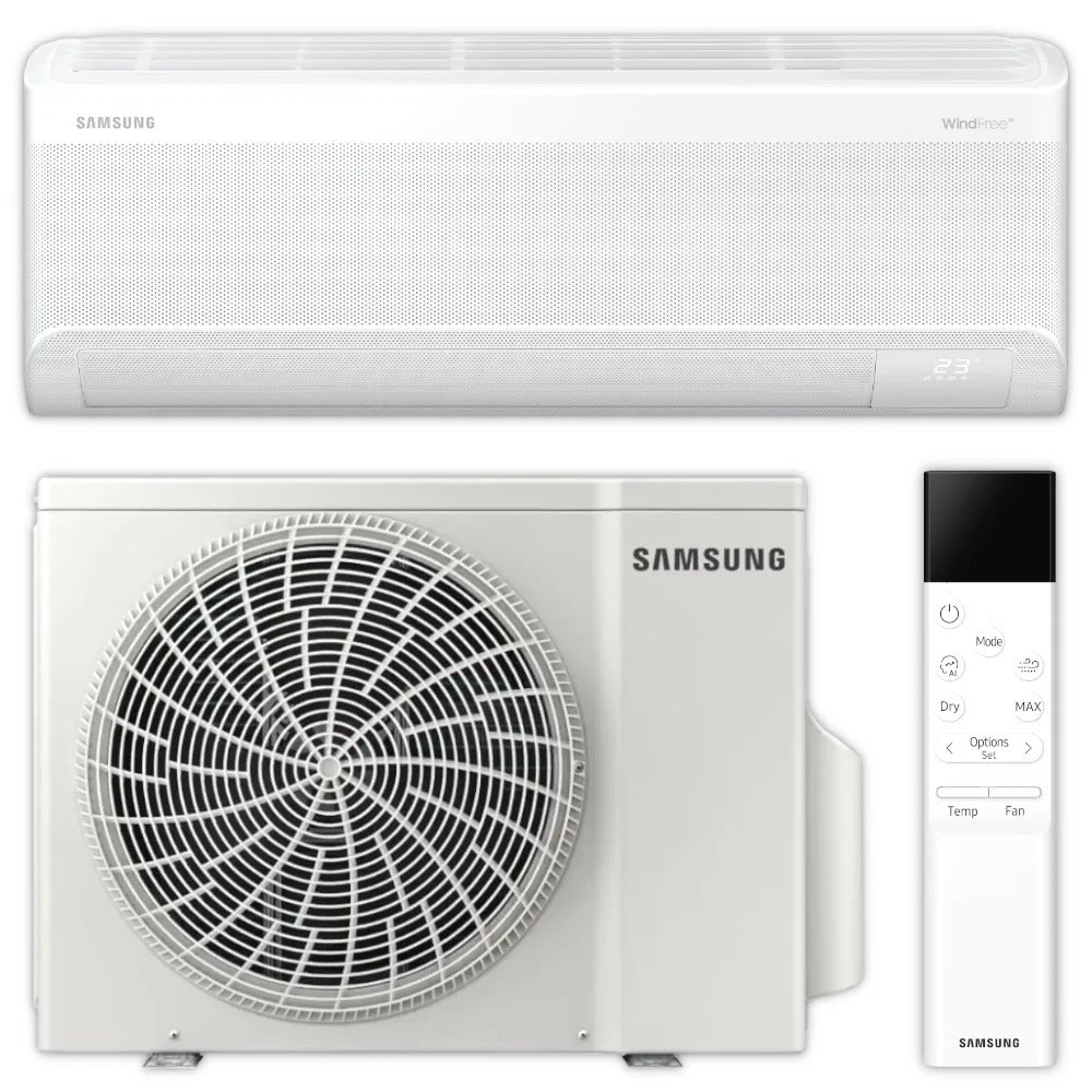 Samsung Split Klimaanlage Komplett-Set | WindFree Comfort | 3,5 kW