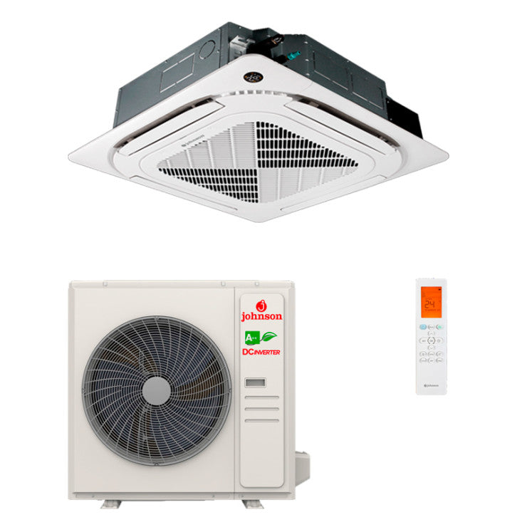 Johnson JCMV3 Deckenkassette 48000 BTU R32 Inverter – A++ Kassette voor 120–130 m² MAX CAPACITY VALUE SYSTEM [JVM140V3 + JCM140V3]