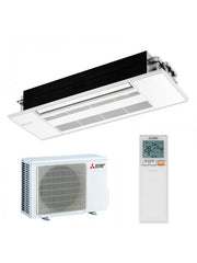 Mitsubishi Electric MLZ-KP Deckencassette 9000 BTU R32 – A++ Inverter, Ultra Stil & Stilte voor 15–25 m² PREMIUM COMPACT SYSTEM [SUZ-M25VA + MLZ-KP25VF]