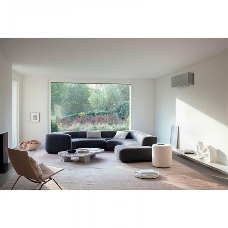 Daikin Emura 3 9000 BTU Split Klimaanlage R32 Inverter – A+++ WiFi Design Klimagerät Silber für 15–25 m² [FTXJ25AS + RXJ25A]