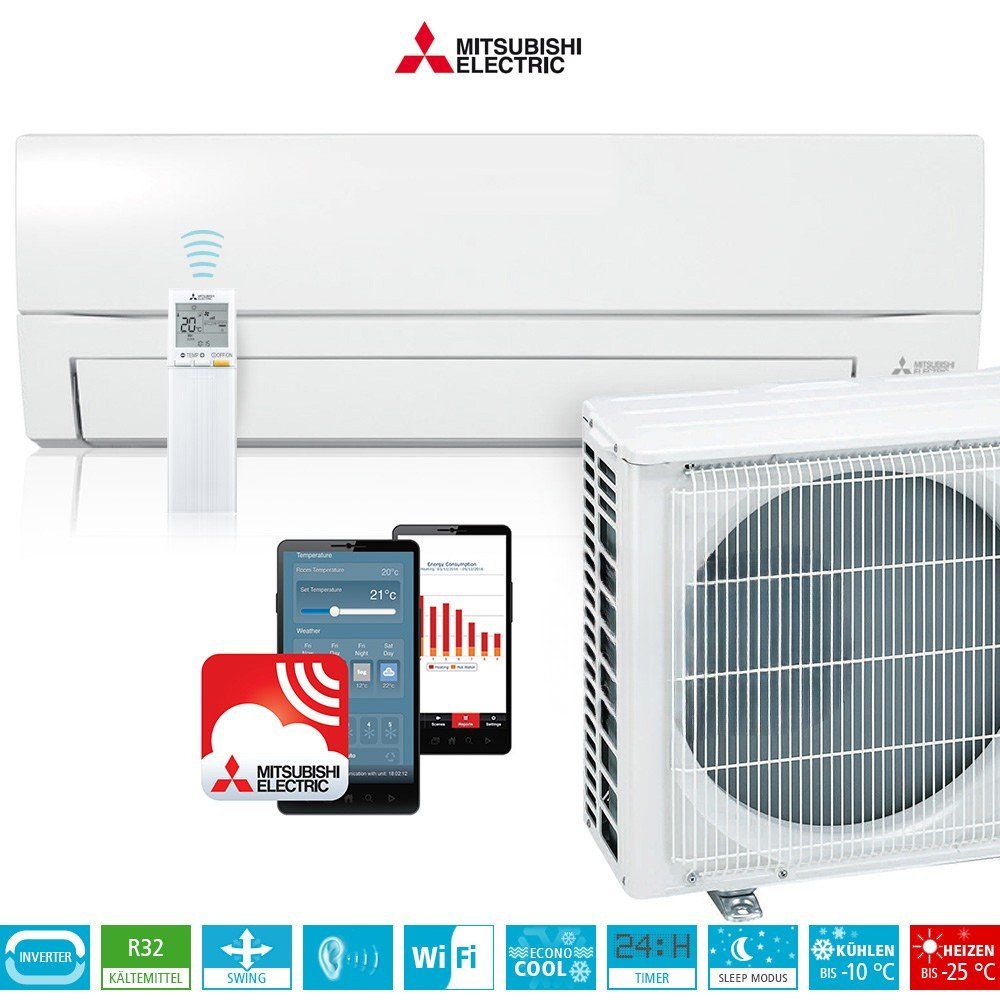 Mitsubishi MSZ-FT25VGK Nordic Klima Set WiFi 3,5 kW −25°C