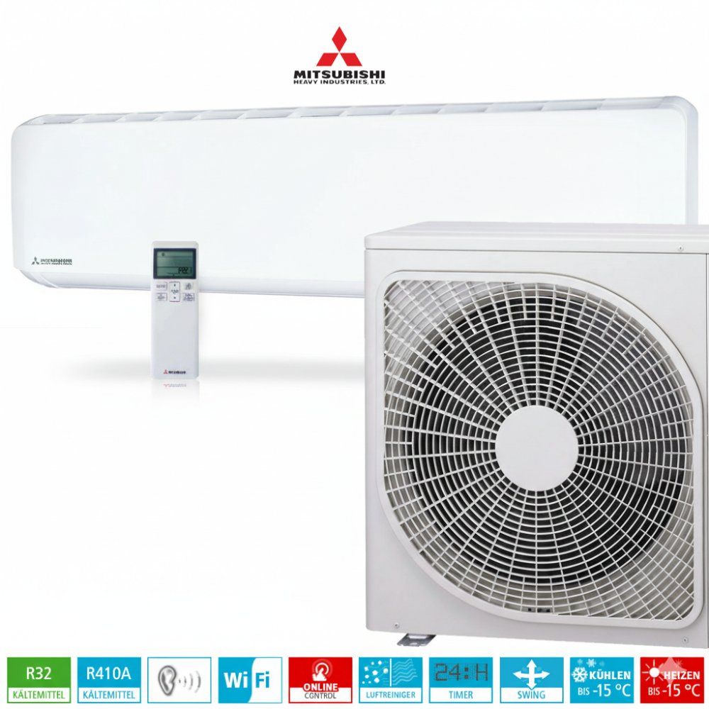 Mitsubishi Heavy SRK71ZR-WF Klima Set WiFi Inverter 7,8 kW