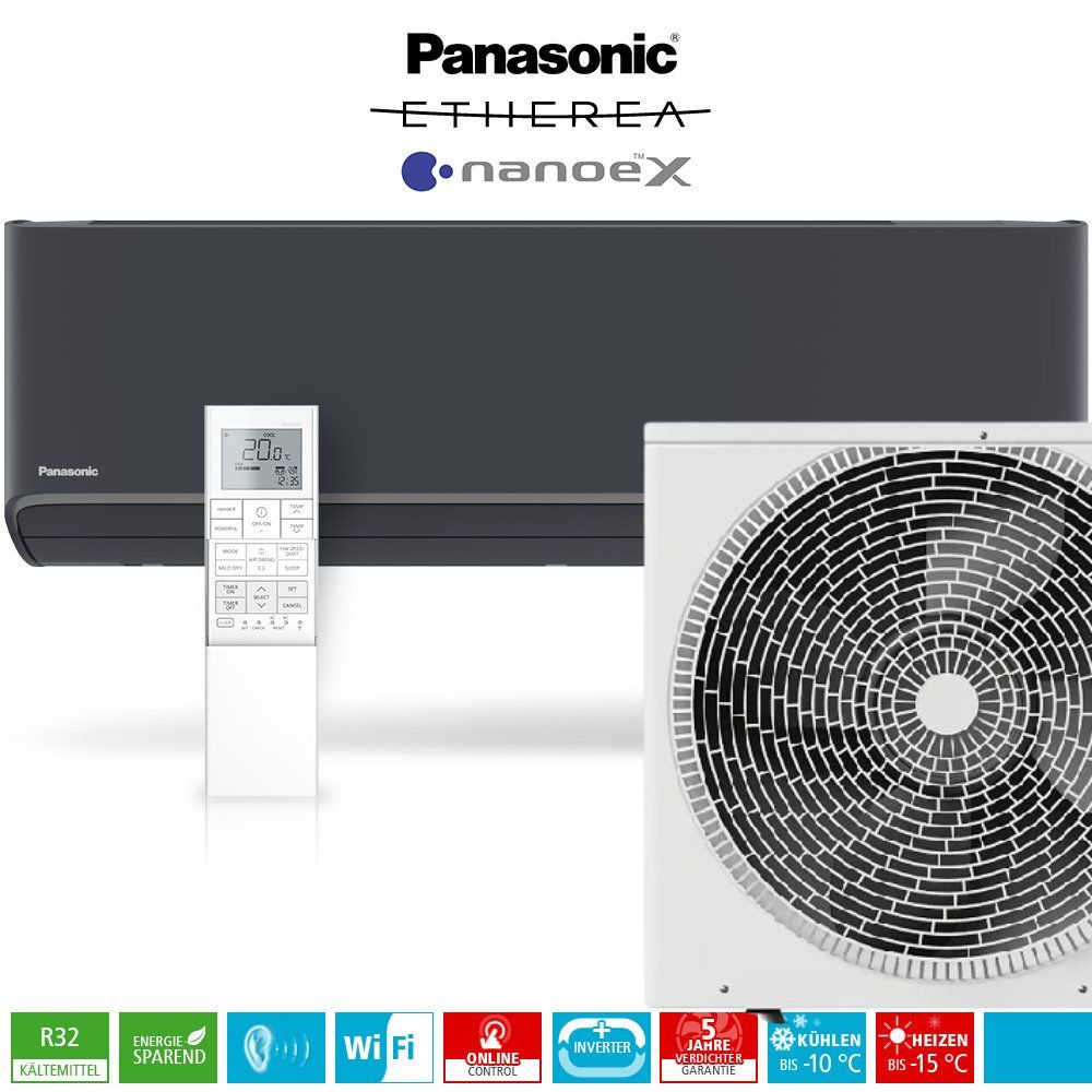 Panasonic Etherea KIT-XZ20ZKE-H Klima Set WiFi 2,65 kW Graph