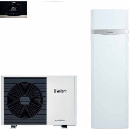 Vaillant aroTHERM PLUS VWL 55/6A + uniTOWER VIH QW 190/6 E + VRC720 | Luft-Wasser-Wärmepumpe